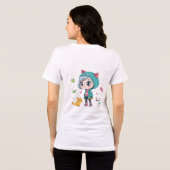 Kawaii Pet Harmony Tri-Blend Shirt (Rückseite voll)
