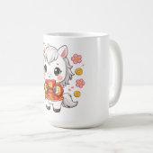 Kawaii Pferd Chinesisches Neujahr Kaffeetasse (VorderseiteRechts)