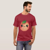 Kawaii Pfirsich T-Shirt (Vorne ganz)