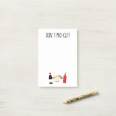 Kawaii Pho Don't Pho-Get Forget Punny Noodles Post-it Klebezettel (Auf Schreibtisch)