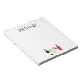 Kawaii Pho Don't Pho-Get Punny Noodles Notizblock (angewinkelt)