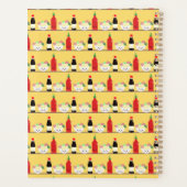 Kawaii Pho Noodles Asian Food Custom Planer (Rückseite)