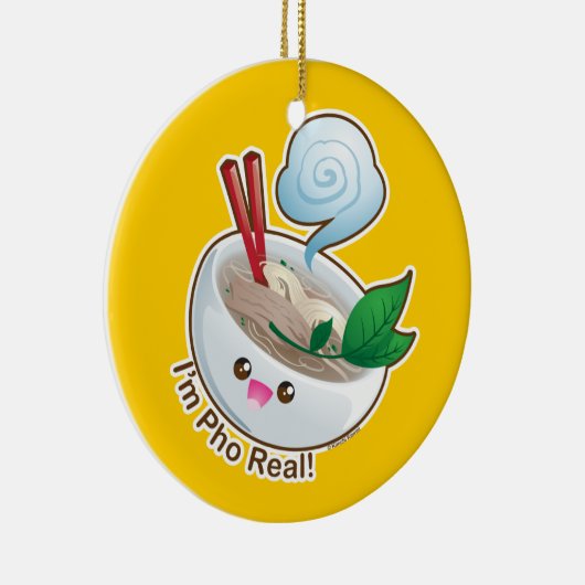 Kawaii Pho wirklich Keramikornament (Rechts)