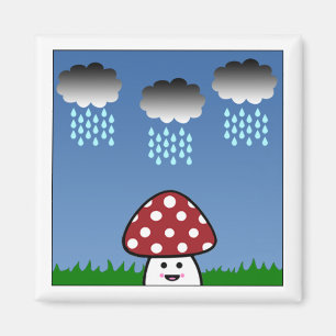Kawaii Pilz-Magnet Magnet