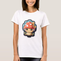 Kawaii-Pilz niedlich