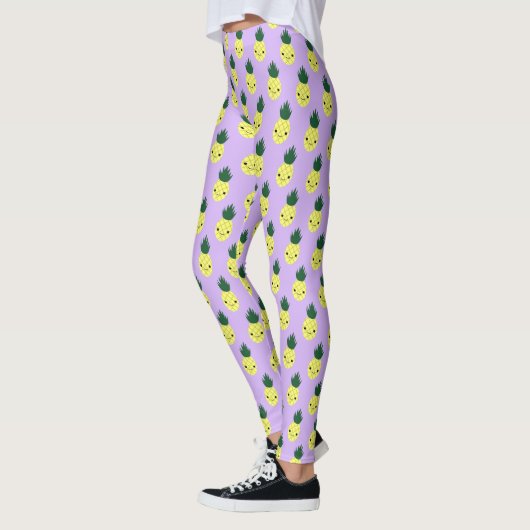 Kawaii Pineaple Pattern" Leggings (Links)