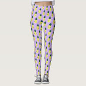 Kawaii Pineaple Pattern" Leggings (Vorderseite)