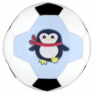 Kawaii-Pinguin Fußball