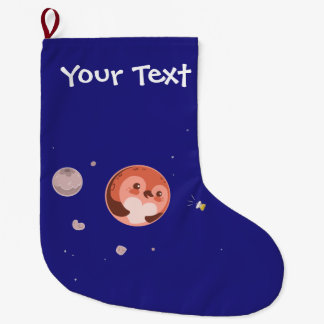 Kawaii Pinguin-Planet Pluto Großer Weihnachtsstrumpf
