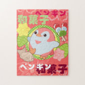 Kawaii Pinguin und Wagashi Puzzle (Vertikal)
