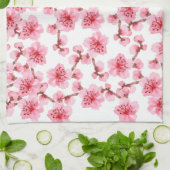 kawaii pink cherry blossoms geschirrtuch (Gefaltet)