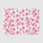 kawaii pink cherry blossoms seidenpapier (Vorderseite)