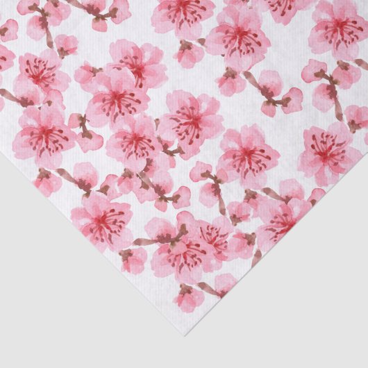 kawaii pink cherry blossoms seidenpapier (Ausschnitt)