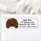 Kawaii Pink Gingham Boykin Spaniel (Insitu)