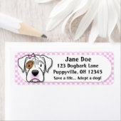 Kawaii Pink Gingham White Boxer (Insitu)