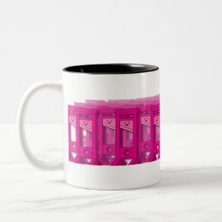 Kawaii Pink Guillotine Armee Kaffee Tasse. Chop! Zweifarbige Tasse