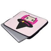 Kawaii Pink Haahaar Rotzunge Laptop-Sieb Laptopschutzhülle (Vorne Knopf)