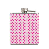 Kawaii Pink Haarblatte Hexenflasche Flachmann (Rückseite)