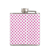 Kawaii Pink Haarblatte Hexenflasche Flachmann (Rückseite)
