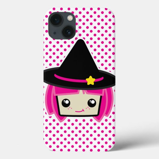 Kawaii Pink Haired Hexe iPad Air Hüllen (Rückseite)