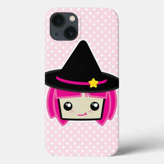 Kawaii Pink Haired Hexe iPad Air Hüllen (Rückseite)