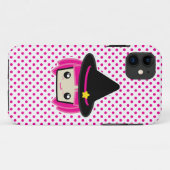 Kawaii Pink Haired Hexe iPhone Case (Rückseite (Horizontal))