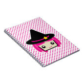 Kawaii Pink Haired-Witz-Notebook Notizblock (Rechte Seite)