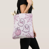 Kawaii Pink Halloween Ghosts & Pumpkin Tasche (Von Nahem)
