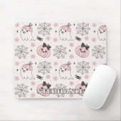 Kawaii Pink Halloween Muster mit Ghost, Pumpkin Mousepad (Mit Mouse)