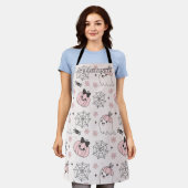 Kawaii Pink Halloween Muster mit Ghost, Pumpkin Schürze (Getragen)