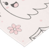 Kawaii Pink Halloween Muster mit Ghost, Pumpkin Tischdecke (Schrägansicht)