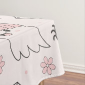 Kawaii Pink Halloween Muster mit Ghost, Pumpkin Tischdecke (Beispiel)