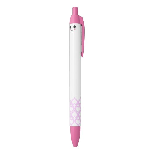 Kawaii Pink Hearts Pen Kugelschreiber (Unterseite (Vertikal))