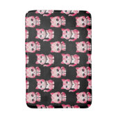Kawaii Pink Kitty Cats Design Badematte (Vorderseite Vertikal)