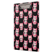 Kawaii Pink Kitty Cats Design Klemmbrett (Links)