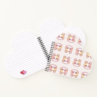 Kawaii Pink Kitty Daily Planner - Cute Coquette  Notizblock