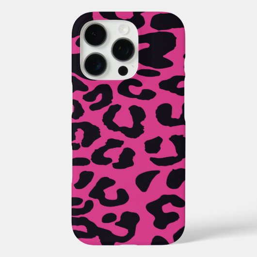 Kawaii Pink Leopard Weihnachtsgeschenk Case-Mate iPhone Hülle (Rückseite)