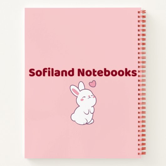 Kawaii pink 🧡 💗 ✨ notizblock (Rückseite)