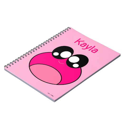 Kawaii Pink Notizblock (Linke Seite)