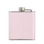 Kawaii Pink Ribbon Skull Flask Flachmann (Rückseite)