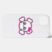 Kawaii Pink Ribbon Skull iPad Fall Case-Mate iPhone Hülle (Rückseite (Horizontal))