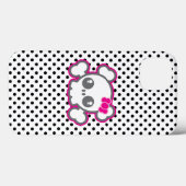 Kawaii Pink Ribbon Skull iPad Fall Case-Mate iPhone Hülle (Rückseite (Horizontal))