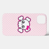 Kawaii Pink Ribbon Skull iPad Fall Case-Mate iPhone Hülle (Rückseite (Horizontal))