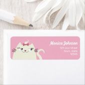 Kawaii Pink Rücksendeadresse (Insitu)