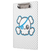 Kawaii Pirate Skull Clip Board Klemmbrett (Links)