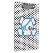 Kawaii Pirate Skull Clip Board Klemmbrett (Rechts)