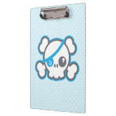 Kawaii Pirate Skull Clip Board Klemmbrett (Links)