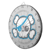 Kawaii Pirate Skull Dart Board Dartscheibe (Vorderseite rechts)
