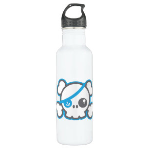 Kawaii Pirate Skull Edelstahlflasche