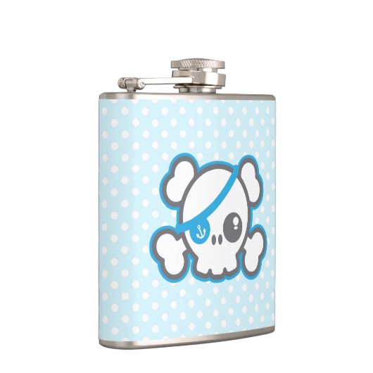 Kawaii Pirate Skull Flask Flachmann (Rechts)
